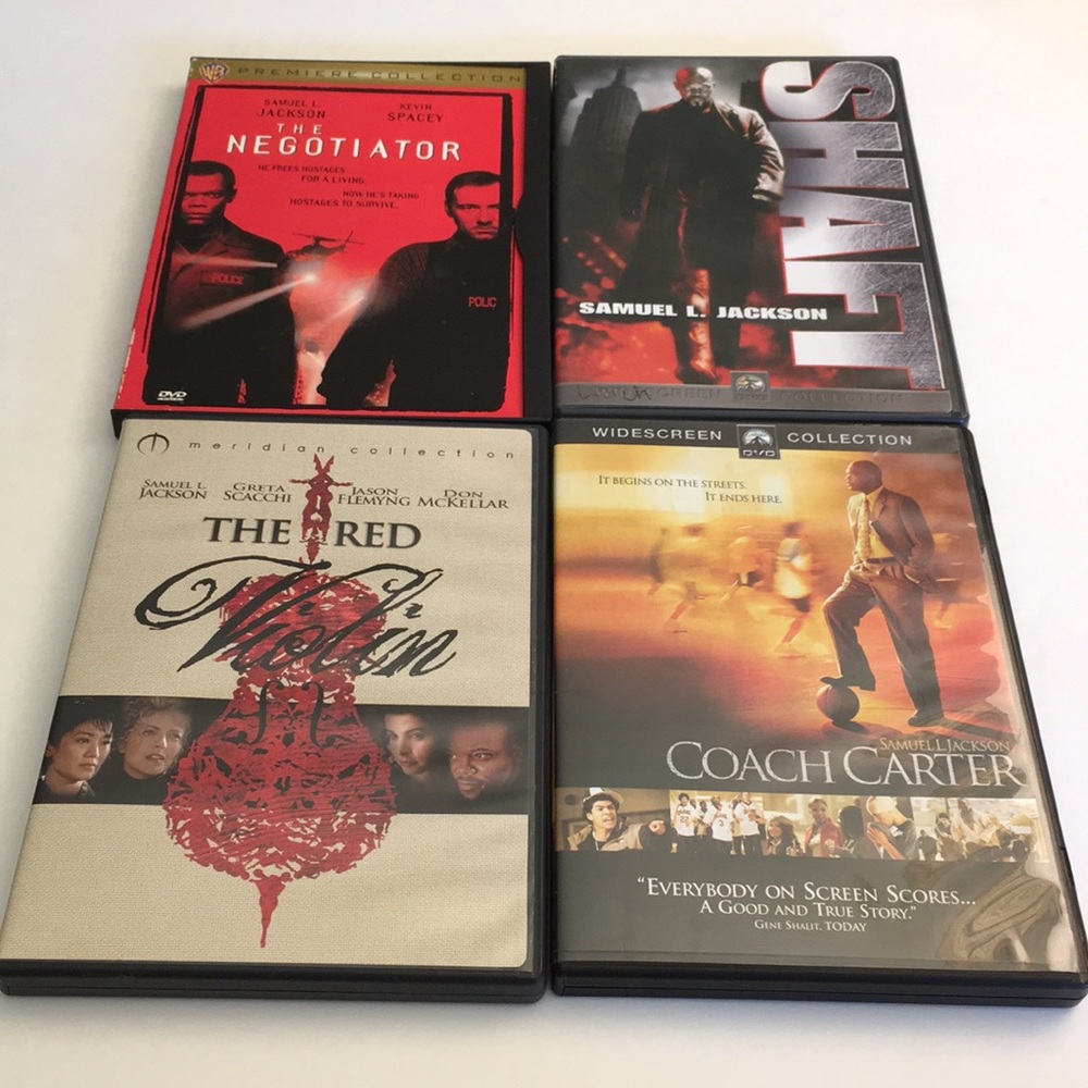 Samuel L. Jackson DVD Movie Bundle